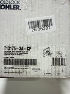 Kohler K-T13175-3A-CP 1-Handle Lever Pure Diverter Transfer Valve Trim Chrome