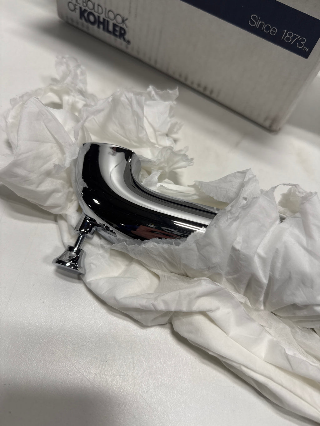 Kohler K-28563 Tempered 6-3/8’’ Integrated Diverter Tub Spout Polished Chrome - *Plumbing