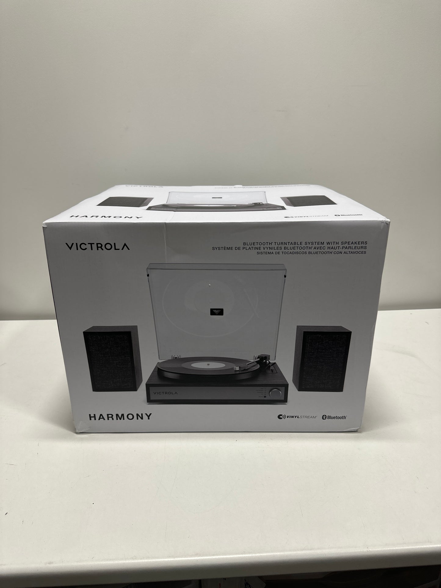 Victrola Harmony Bluetooth Turntable System with Speaker - Black