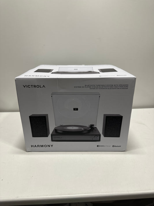 Victrola Harmony Bluetooth Turntable System with Speaker - Black
