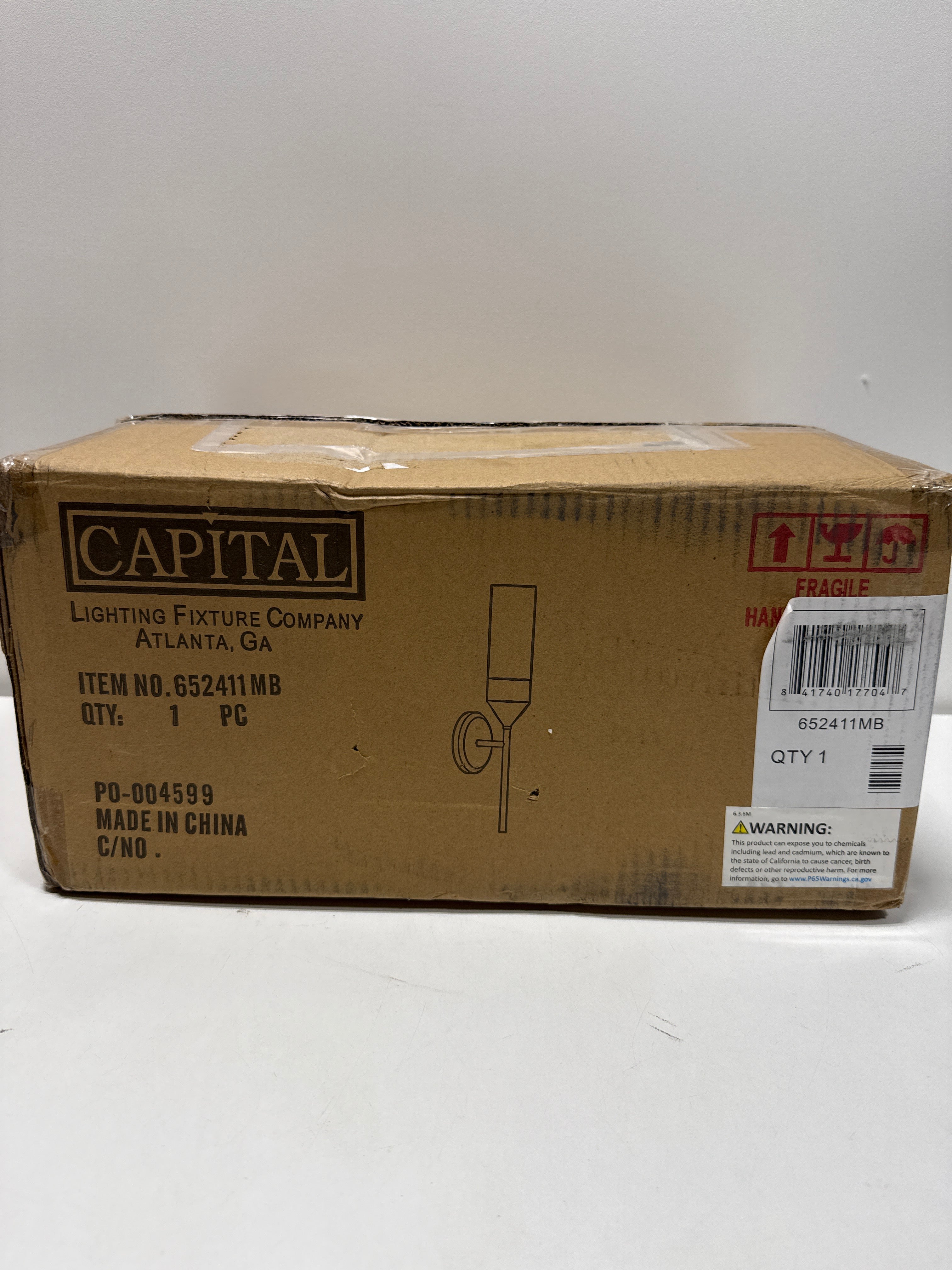 Capital Lighting 652411 Devon 20' Tall Bathroom Sconce - Black
