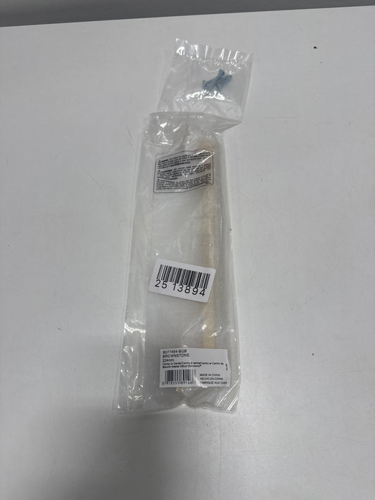 Belwith Keeler B077464 Brownstone 8-13/16" Center to Center Slim Grip Cabinet Handle / Drawer Pull Brushed Golden Brass