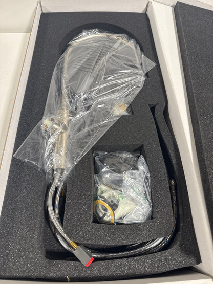 Rohl EC55D1 Eclissi 1.75 GPM Single Hole Pull Down Kitchen Faucet Satin Nickel