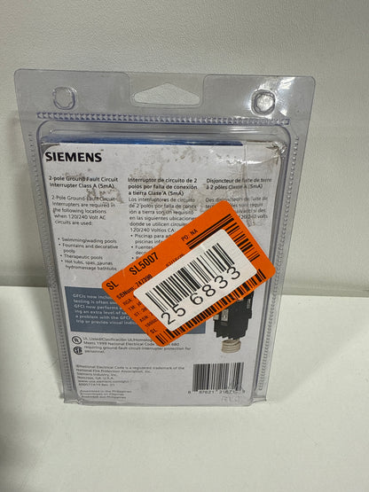 Siemens US2:QF230AP 30 Amp Double Pole Type QPF2 GFCI Circuit Breaker