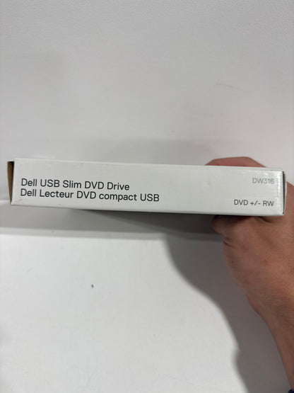 Dell - DW316 8x Slim External USB DVD±RW/CD-RW Drive - Black