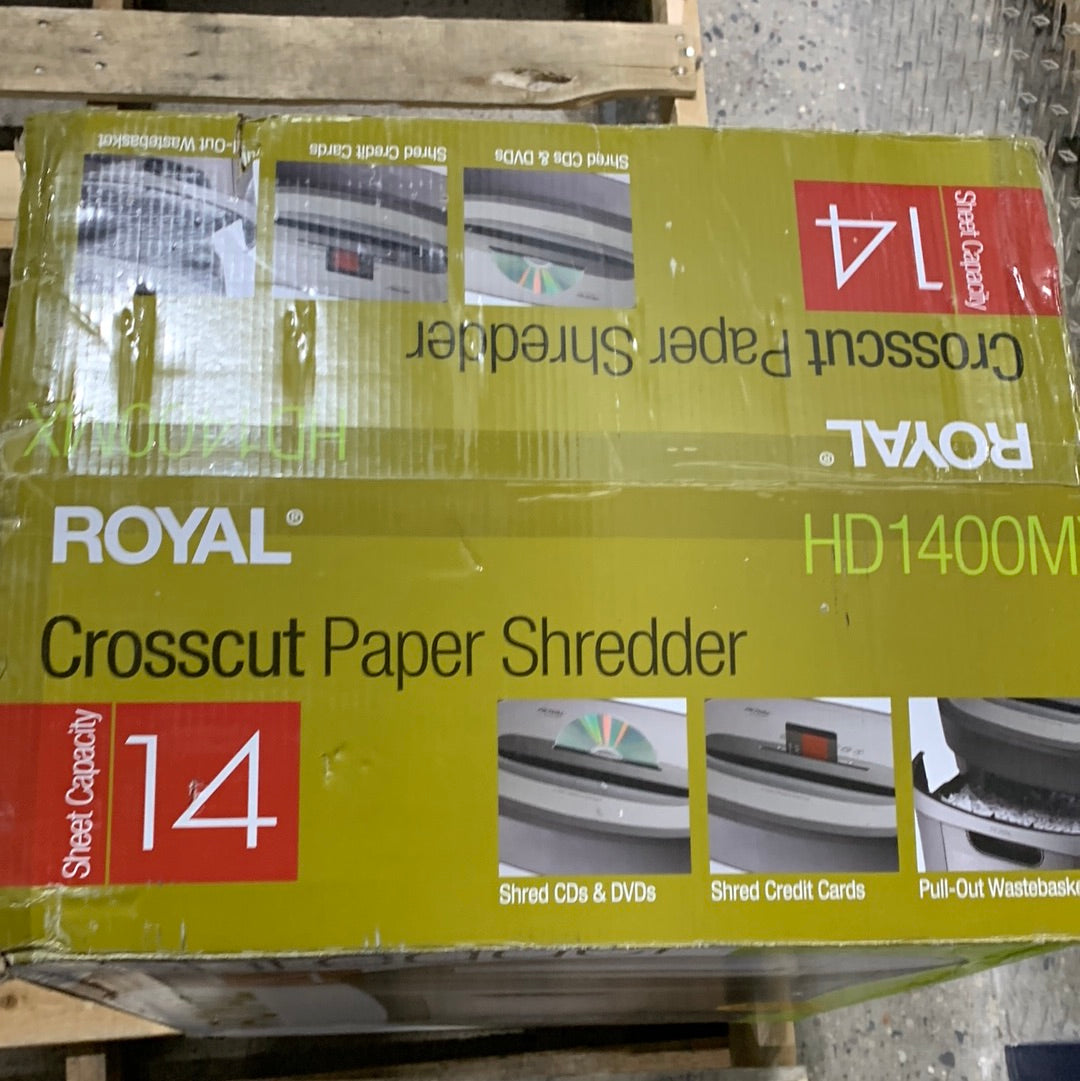 Royal HD1400MX 14-Sheet Crosscut Home/Office Shredder