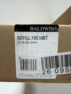 Scratch Baldwin 8231LL.WBT Baltimore Level Deadbolt with Bluetooth and WiFi Satin Black Door Hardware Deadbolts Keyless Entry Deadbolts