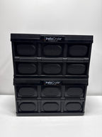 2 Used GreenMade InstaCrate Collapsible Storage Bin, 12 Gallon Black
