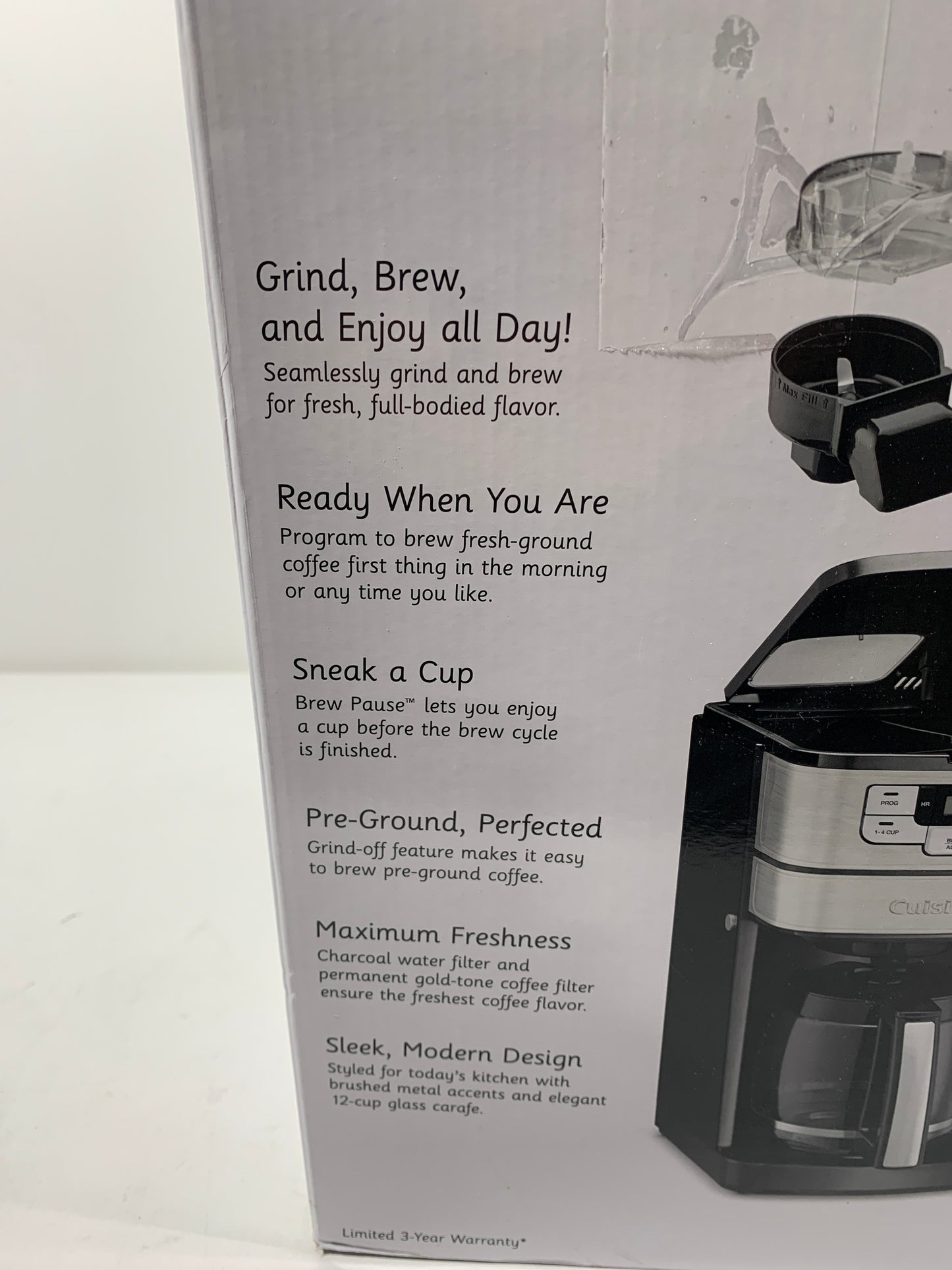 Cuisinart DGB-400 Automatic Grind and Brew 12-Cup Coffeemaker