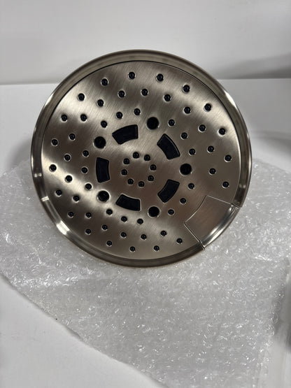 Brizo 87495 Essential 1.75 GPM Multi Function Shower Head with H2Okinetic and Touch Clean Technologies Brilliance Brushed Nickel