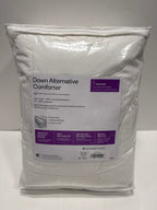 Twin/Twin XL All Season Comforter Insert White - Room Essentials™: Microfiber Secure Corner Tabs Box Quilting 170