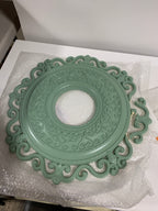 See Desc Ekena Millwork CM22ORAGF Orrington Ceiling Medallion Athenian Green - *Lighting & Electrical