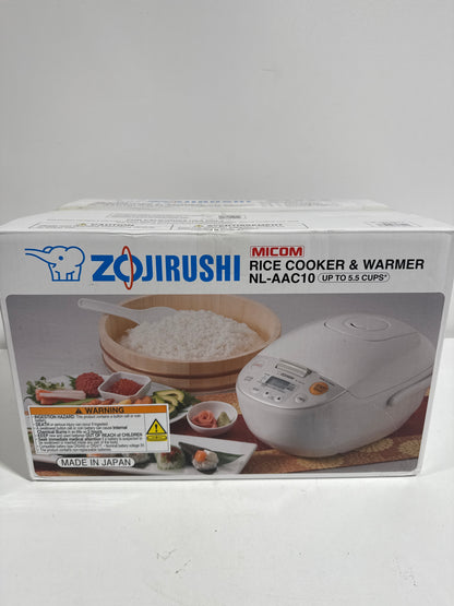 Zojirushi Micom Rice Cooker and Warmer (5.5-Cup/ Beige) with Rice Washing Bowl
