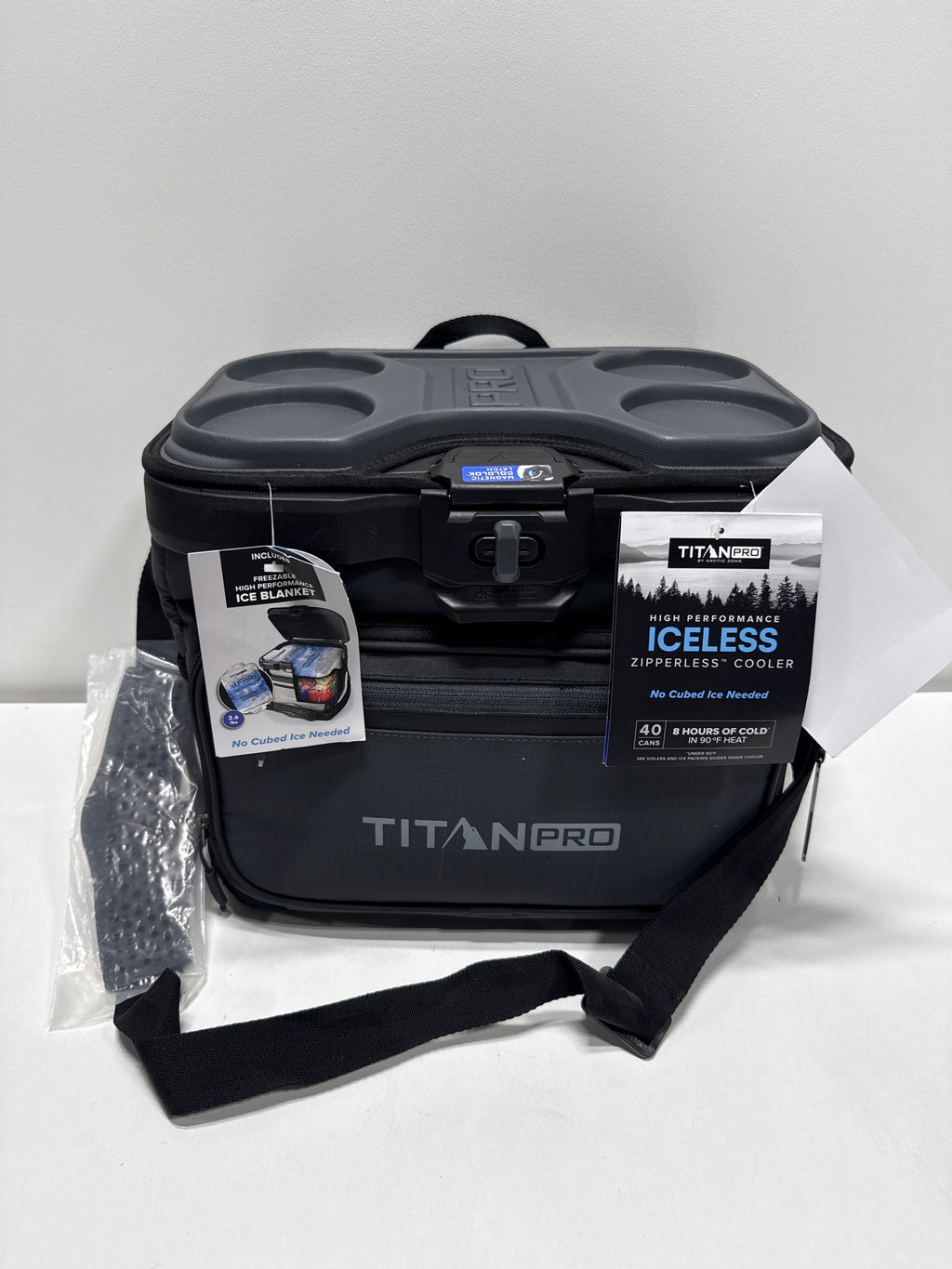 Titan PRO by Arctic Zone 40 Can Iceless Zipperless Cooler