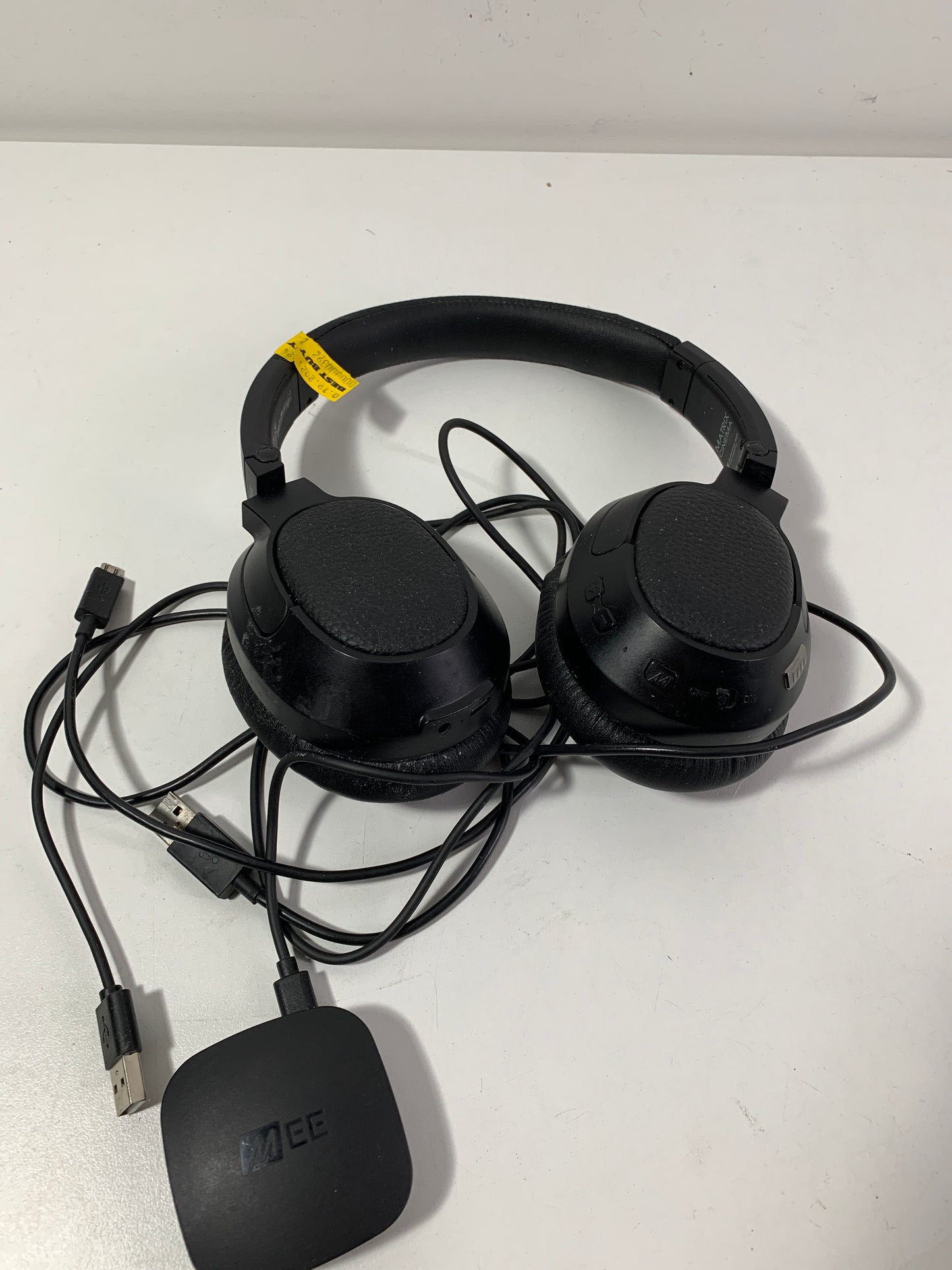 Used MEE Audio Connect T1CMA Bluetooth Over-Ear Wireless Headphones for TV for Seniors & Hard of Hearing