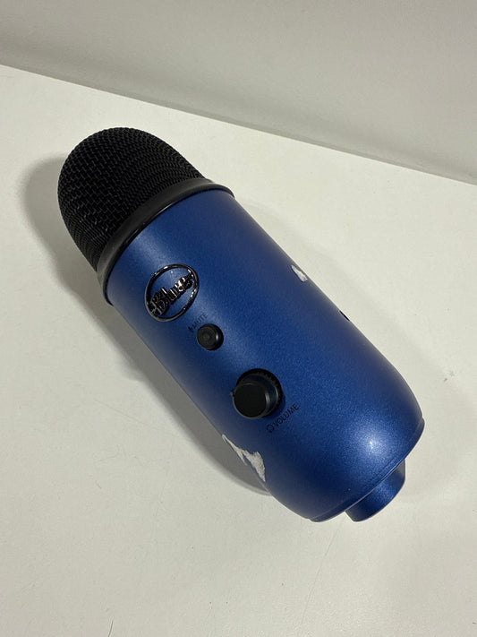 For Parts Blue Microphones - Blue Yeti Professional Multi-Pattern Midnight Blue