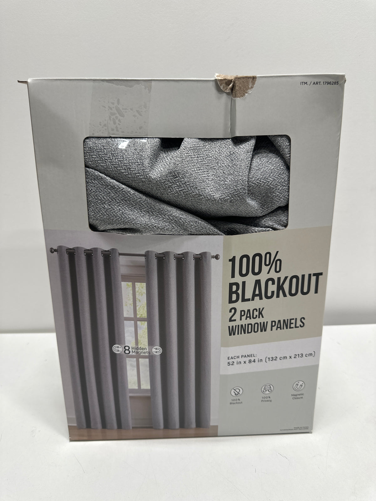 Blackout Window Panels/Curtains, 2-pack