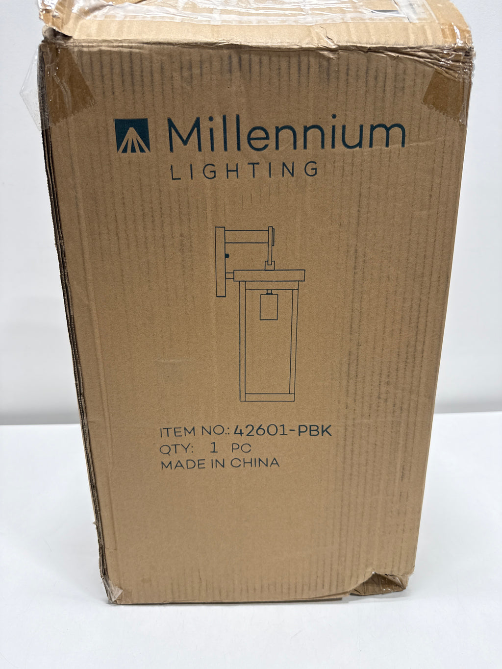 ML Lighting | Barkeley Collection | 42601-PBK | 16" Modern  Black