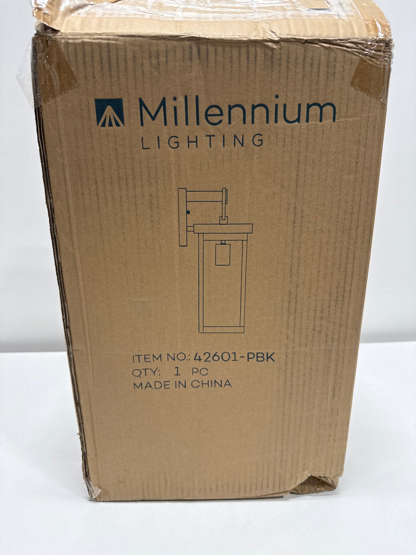 ML Lighting | Barkeley Collection | 42601-PBK | 16" Modern  Black