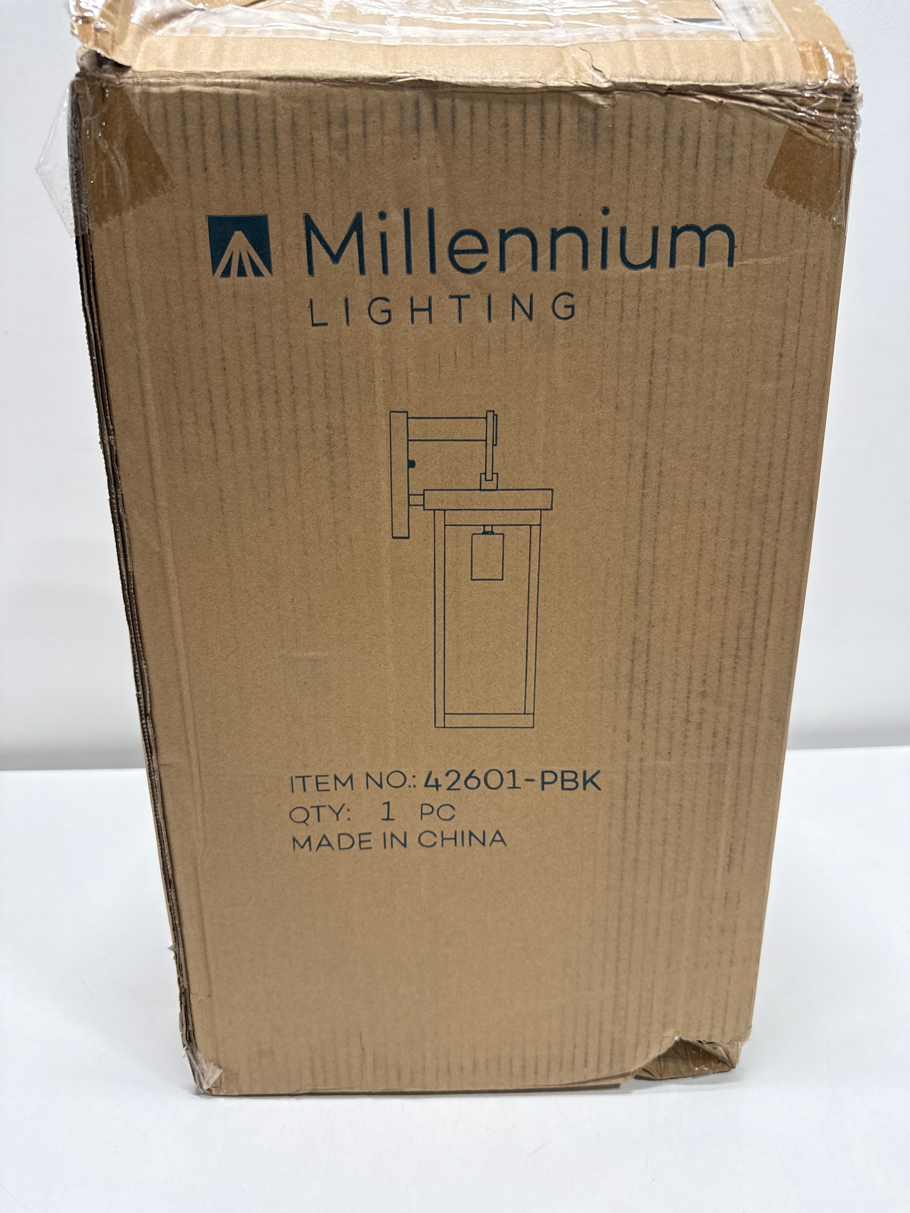 ML Lighting | Barkeley Collection | 42601-PBK | 16" Modern  Black