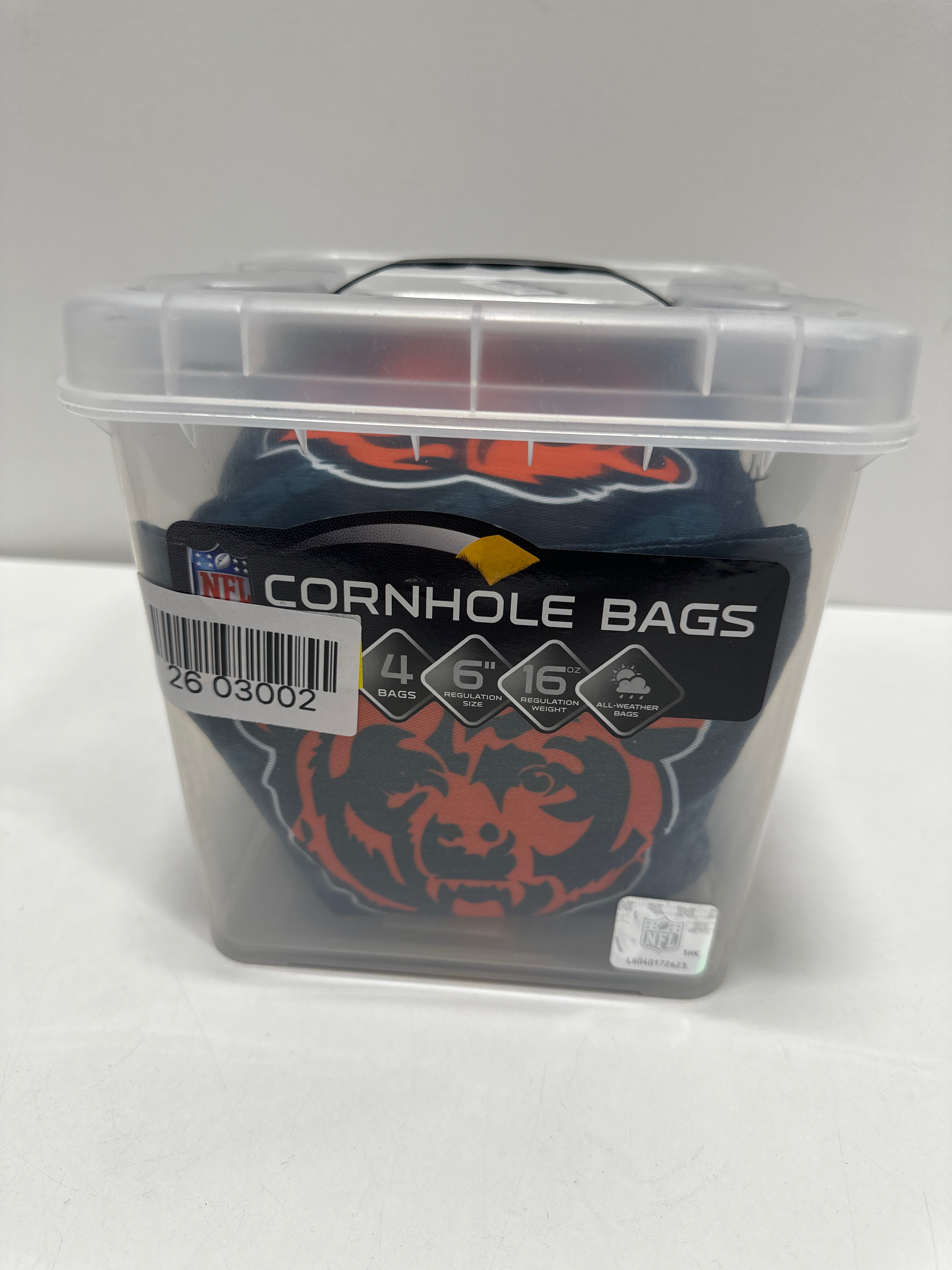 Chicago Bears 4-Pack Cornhole Bags