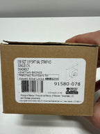 Halifax Square Rose Single Cylinder Deadbolt SmartKey with 6AL Latch