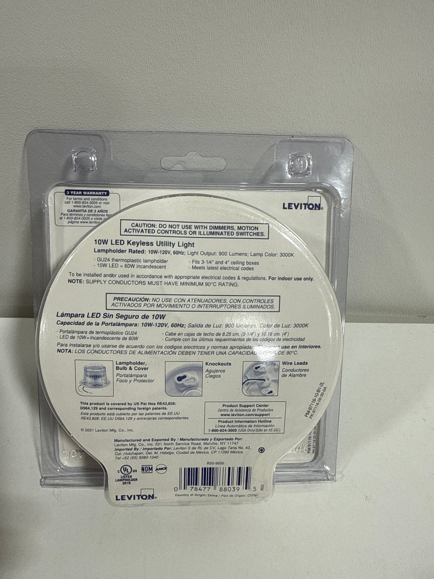 Leviton MFG CO INC Led Keyless Lamp Holder