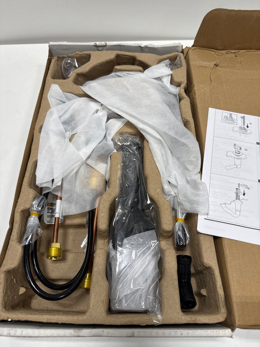 Kohler Terzet Widespread Bathroom Faucet | K-REC34946-4D-BL | Matte Black