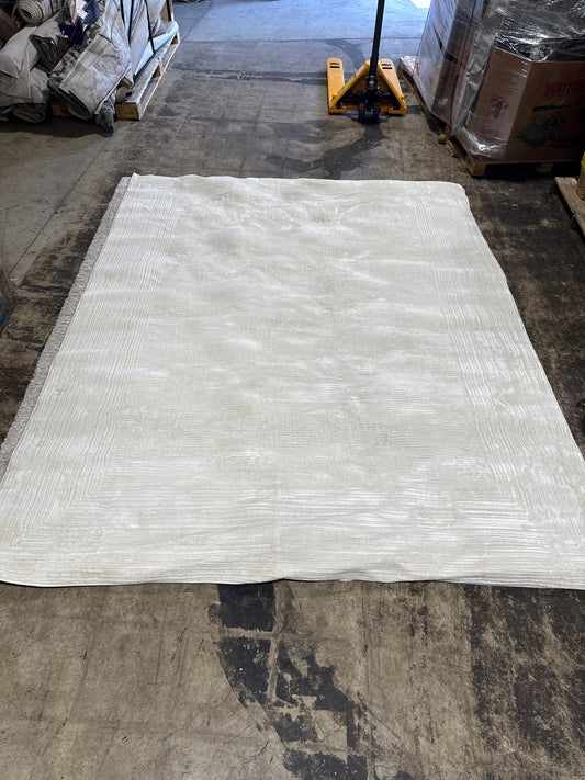 Used Hampton Court Area Rug Collection, Gaspar Ivory 8 x 10