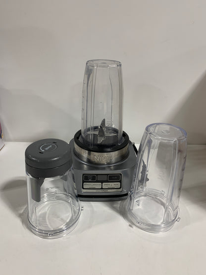 Used NINJA Foodi 24 Oz. 4-Speed Auto-iQ Stainless Steel Smoothie Bowl Maker and Nutrient Extractor Blender