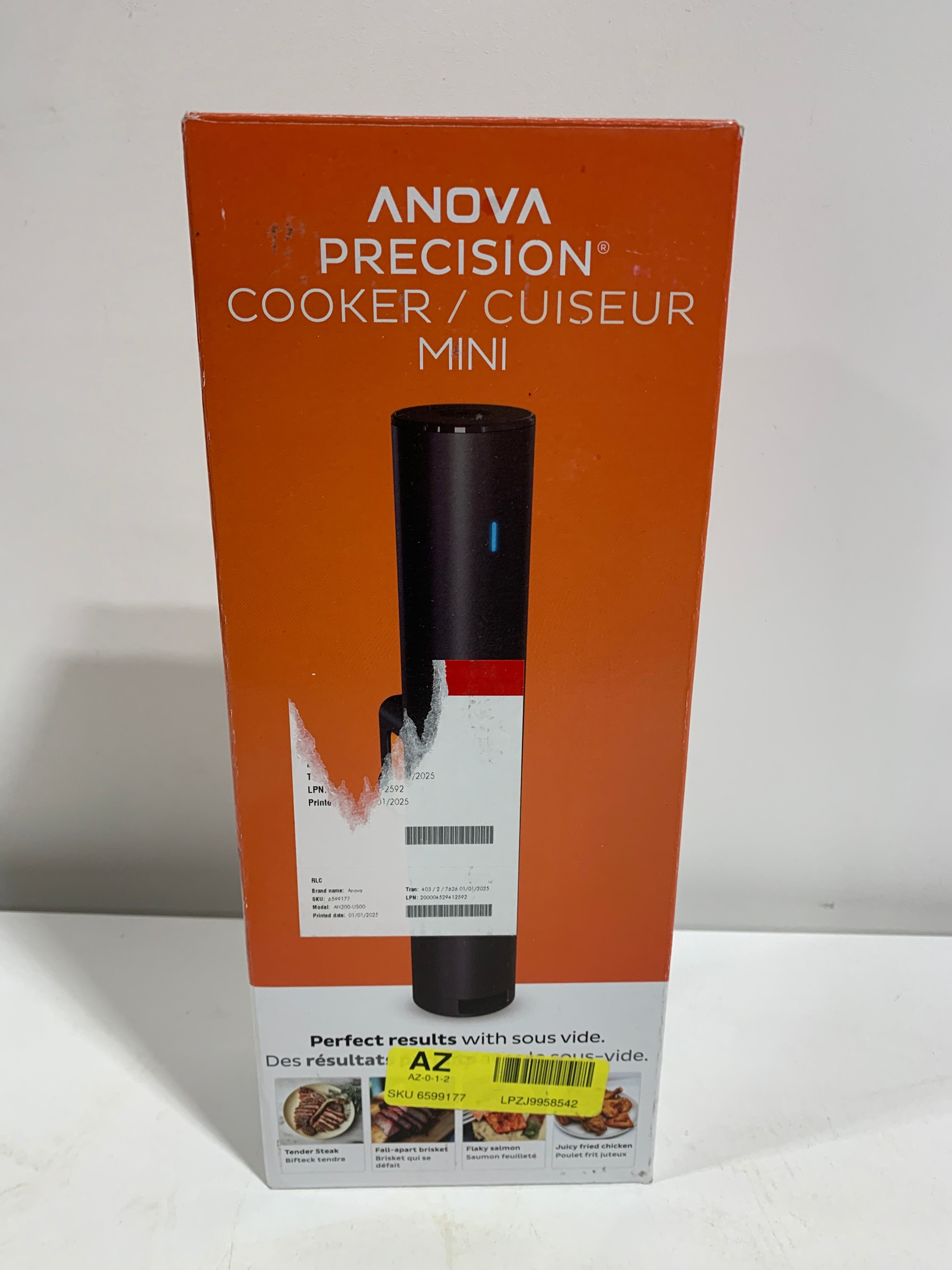 Anova Culinary Precision Cooker Mini Sous Vide Immersion Circulator 850W Black - *Kitchen Appliances