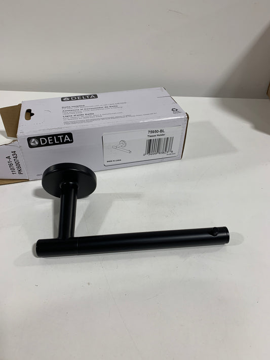 Delta 75950 Trinsic Single Bar Tissue Holder Matte Blac