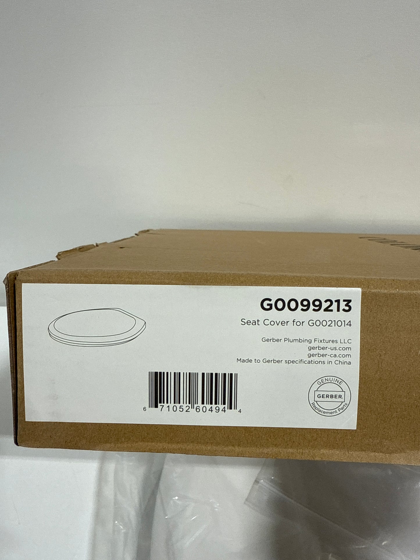 Gerber G0099213 Elongated Closed-Front Toilet Seat with Soft Close and Quick Release White Toilets