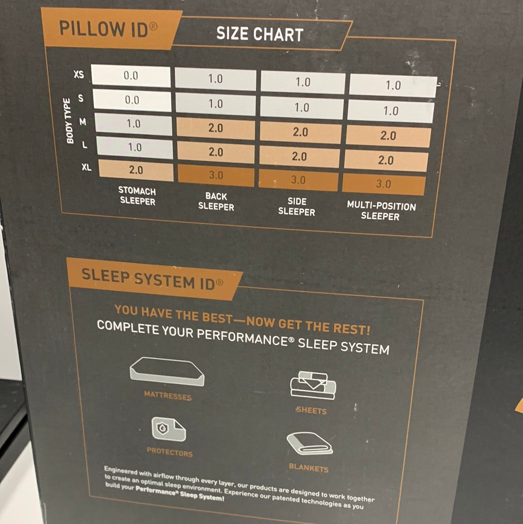 Bedgear - Cosmo 1.0 Pillow (20 X 26) - Gray