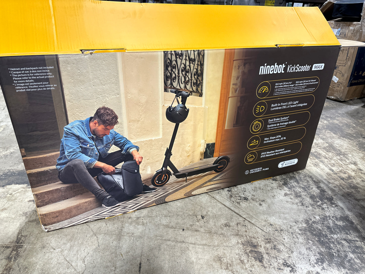 For Parts Segway - Max G30P Electric Kick Scooter, Foldable Electric Scooter