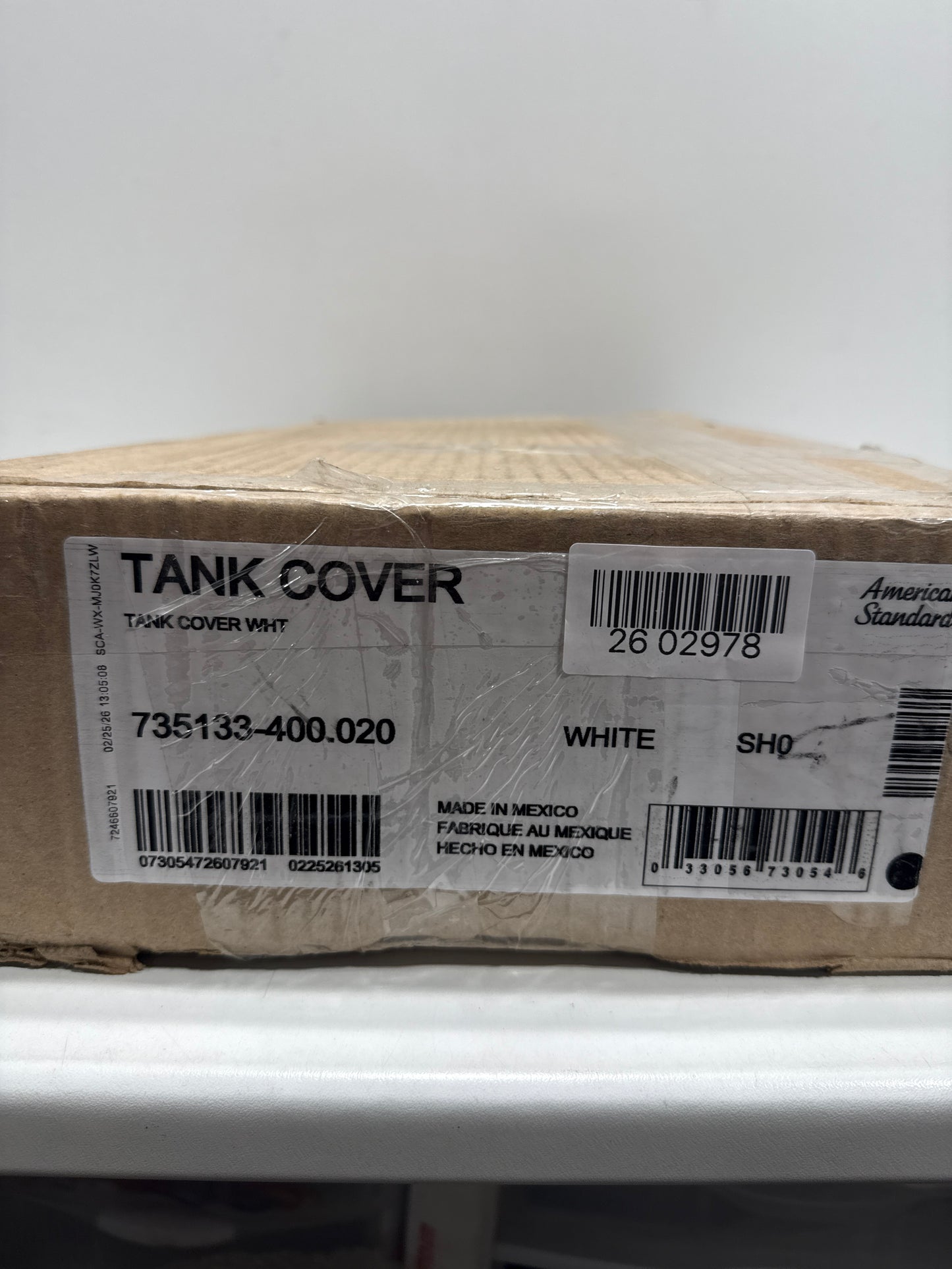 American Standard 735133-400.020 Tank Cover, White