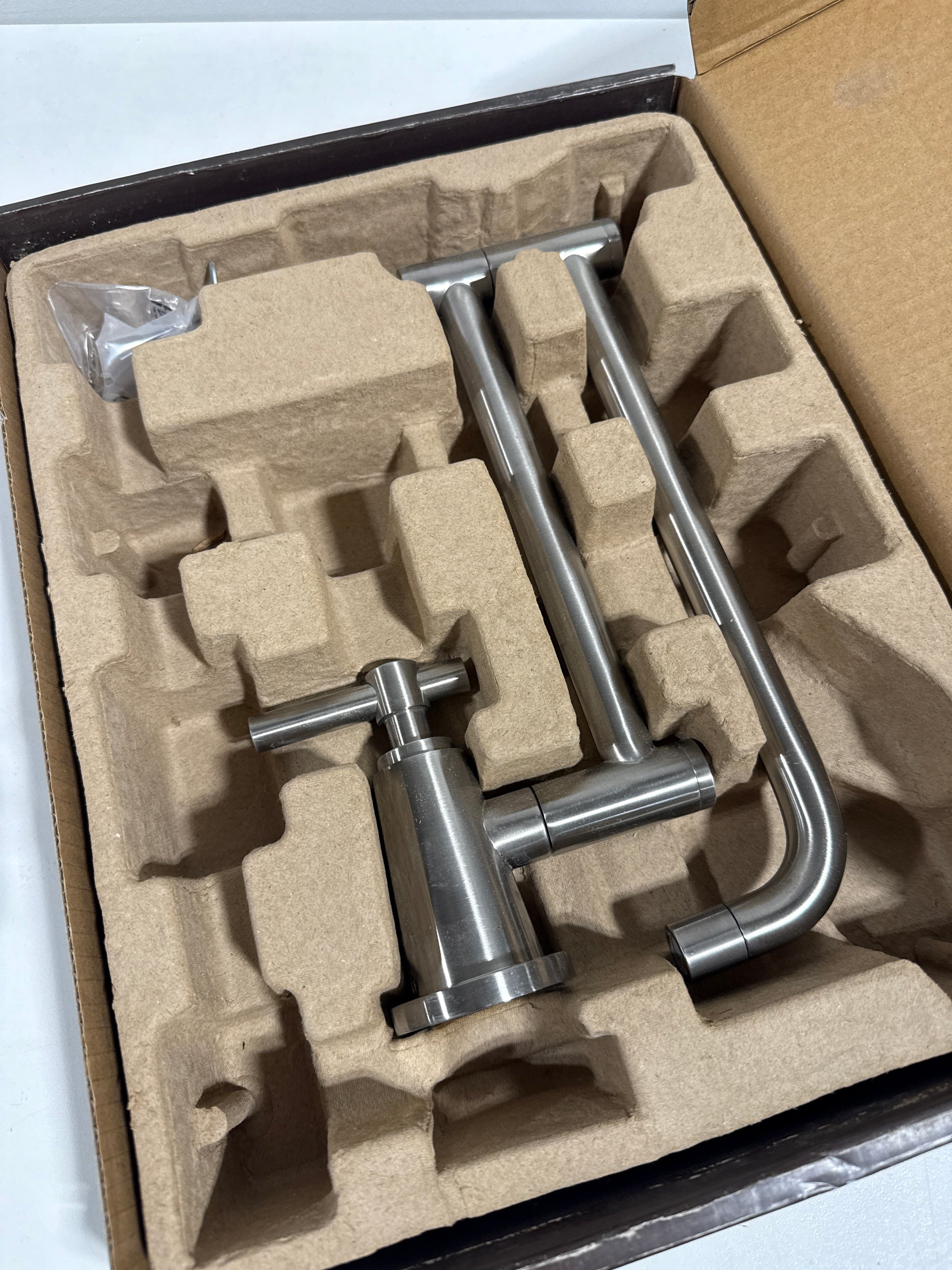 Used Signature Hardware 449270 Ravenel 6 GPM Wall Mounted Single Handle Pot Filler Faucet - *Plumbing