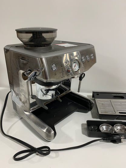 Used Breville Barista Express Impress Espresso Machine - Silver