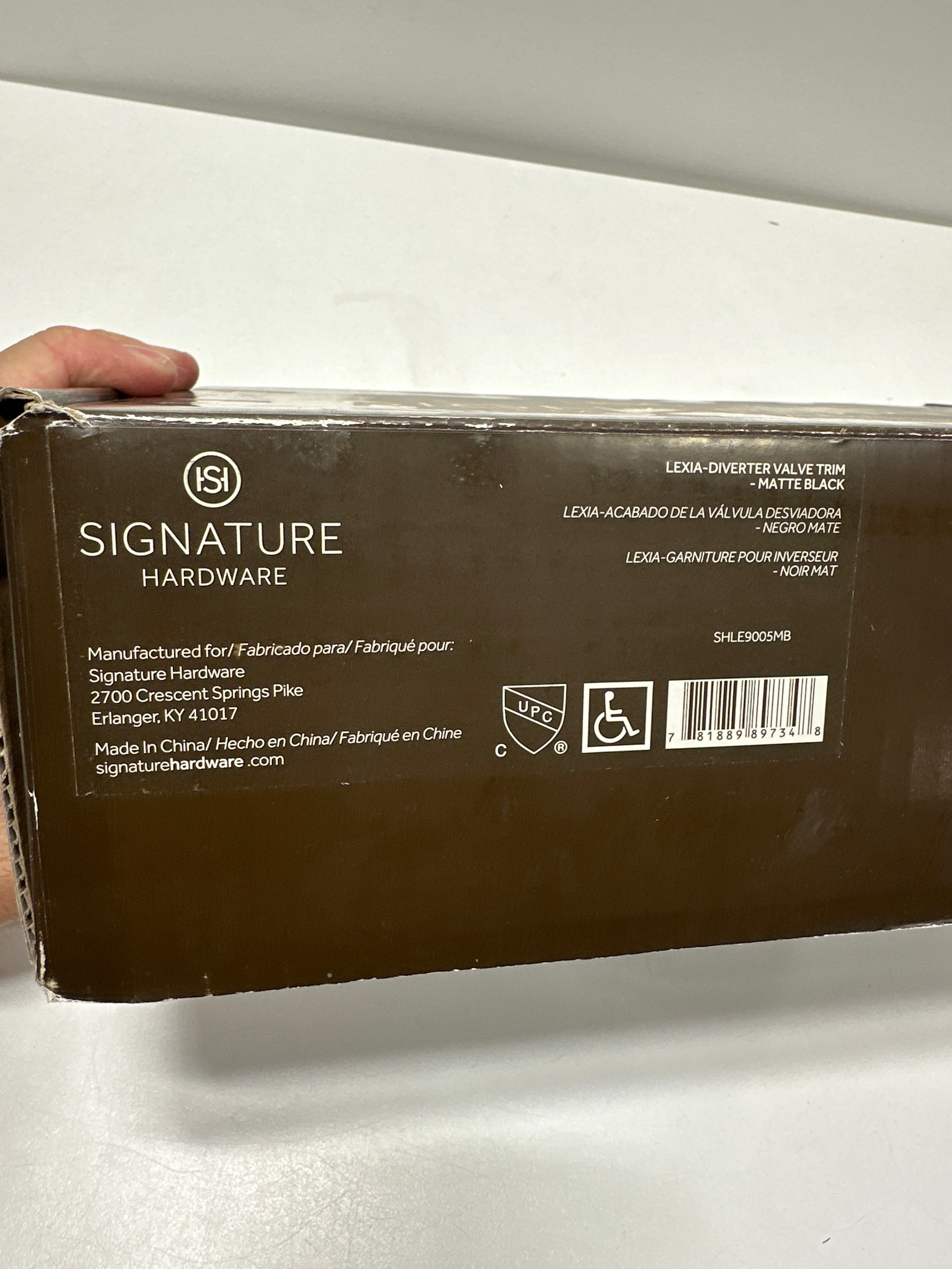 Signature Hardware 953774 Lexia 6 Function Diverter Valve Trim - Less Valve Matte Black Showers Diverter Trims