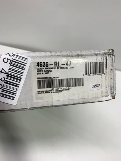 KOHLER 4636-RL-47 Cachet ReadyLatch Elongated Toilet Seat, Quiet-Close