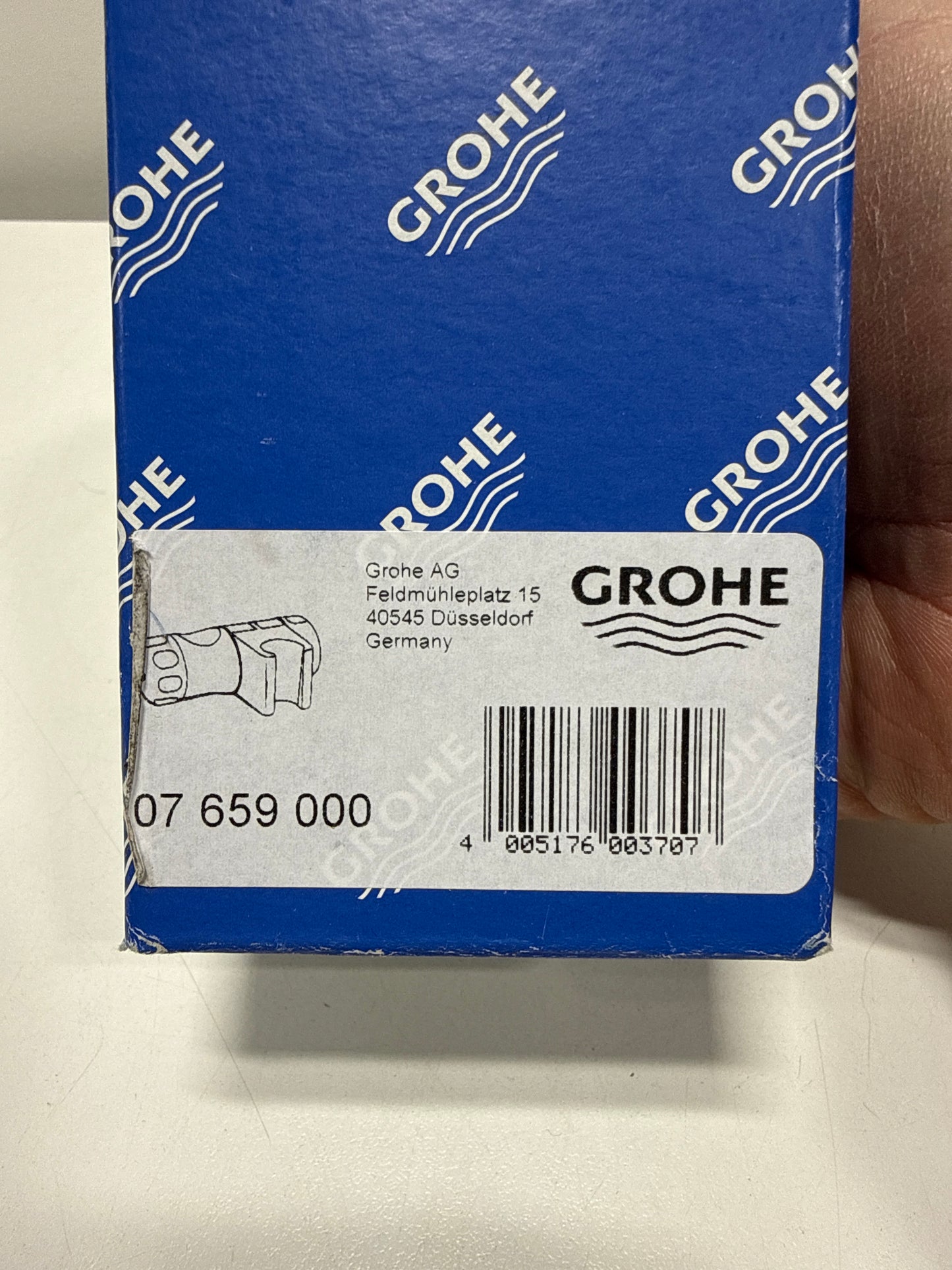 Grohe G07659000 Wall Bar Hand Shower Holder Starlight Chrome