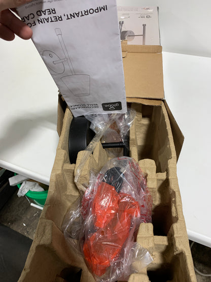 Globe Set of 1 Rechargeable LED Wall Sconces Dimmable Black