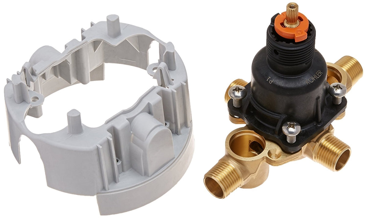 Kohler Rite-Temp Pressure Balanced Valve Body and Cartridge Kit with Service Stops - *Plumbing