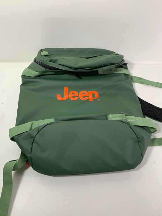 Jeep JS013C Cylindrical Backpack (Green, 15.6" Laptop)