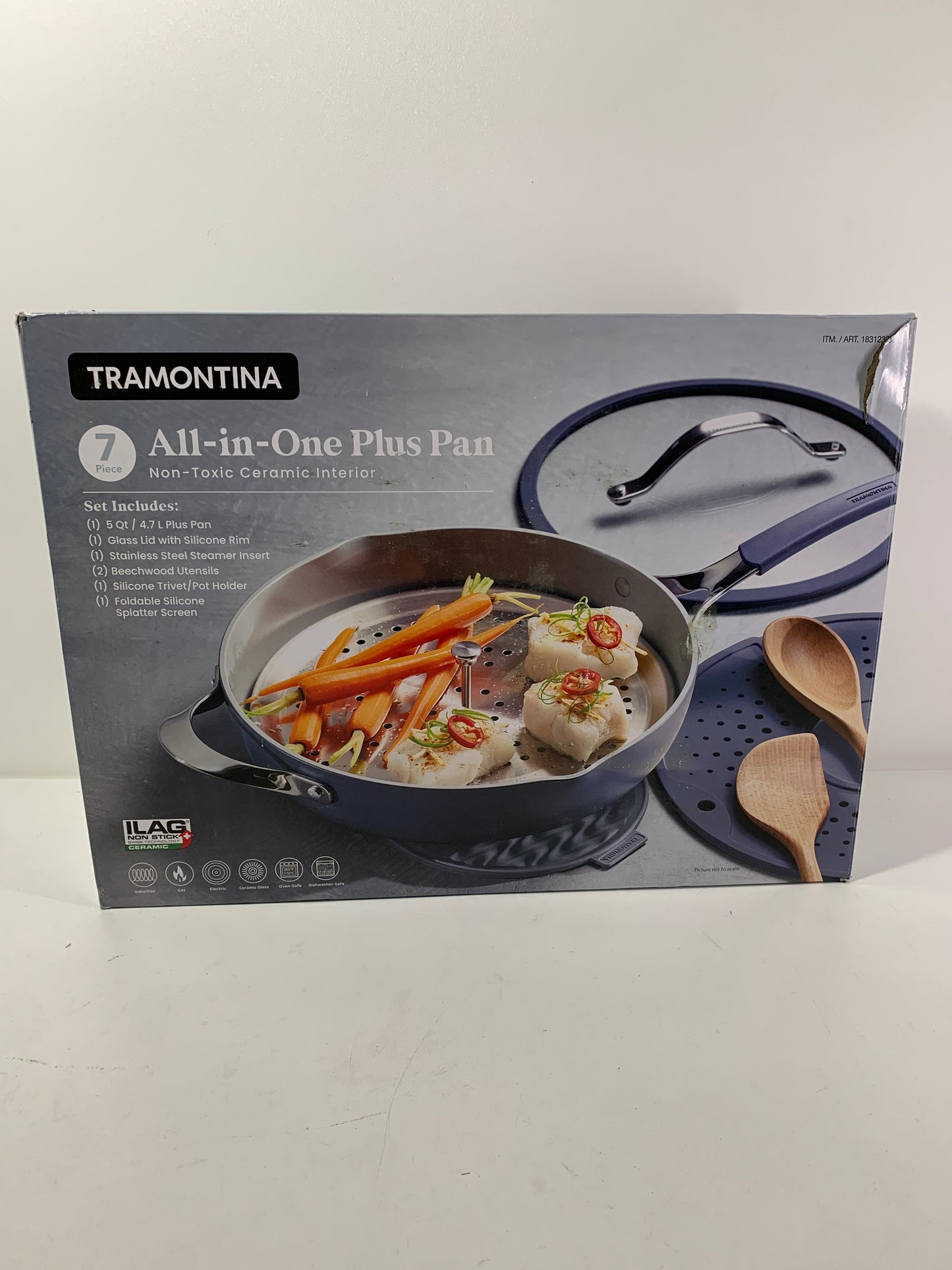 Tramontina 5-Quart All-In-One Ceramic Non-Stick Pan