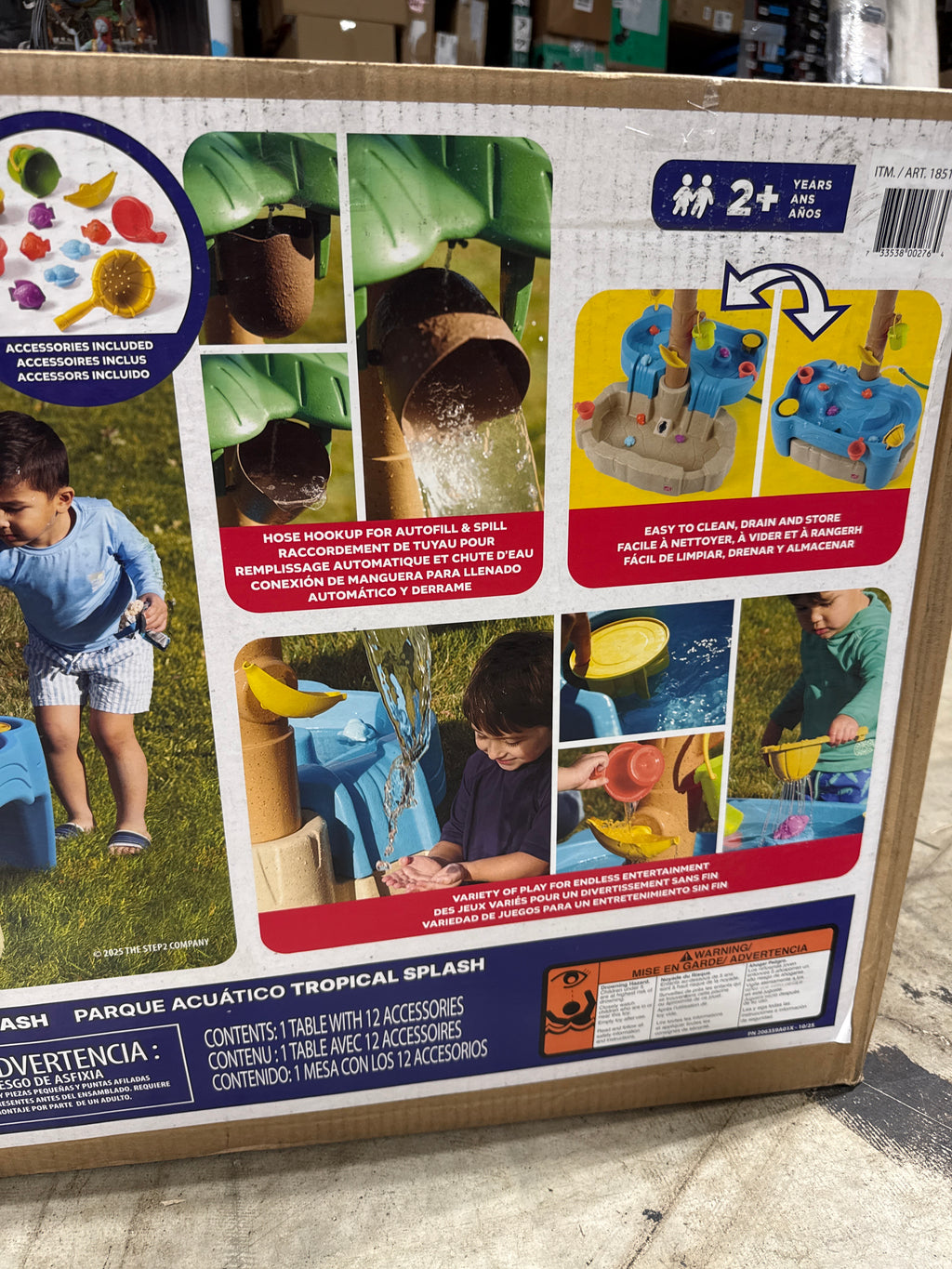 Step2 Tropical Splash Water Park Auto Filling and Spilling Coconut Play Set