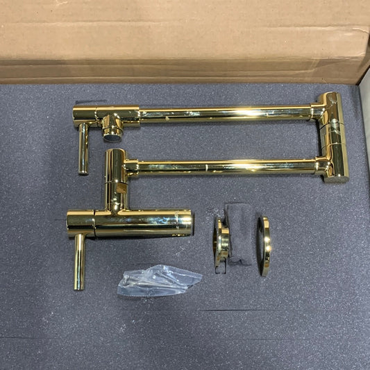 See Desc Newport Brass East Linear Double Handle Wall Mounted Pot Filler Faucet