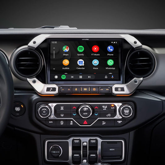 Alpine i509-WRA-JL 9-Inch Multimedia Receiver Compatible with 2018-Up Jeep Wrangler and 2020-Up Gladiator
