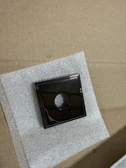 Brizo 83999-24 Essential 24" Ceiling Mounted Shower Arm with Square Flange Brilliance Black Onyx