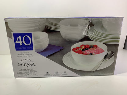 Mikasa Ciara 40-piece Bone China Dinnerware Set